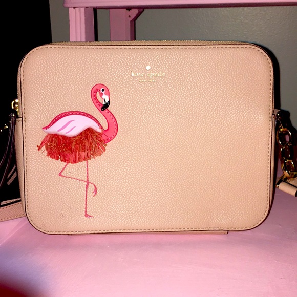 kate spade Handbags - 🌴Kate Spade By the Pool Flamingo Camera Bag 🦩🦩